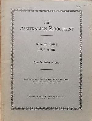 Immagine del venditore per The Australian Zoologist. Volume XV-part 2 venduto da Dial-A-Book