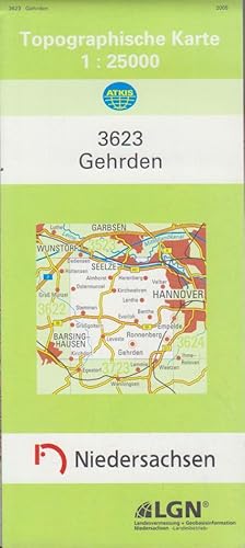 Bild des Verkufers fr Gehrden. 3623. Topographische Karte 1:25000. Atkis zum Verkauf von Bcher bei den 7 Bergen