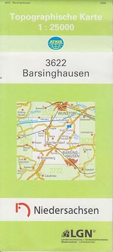 Bild des Verkufers fr Barsinghausen. 3622. Topographische Karte 1:25000. Atkis zum Verkauf von Bcher bei den 7 Bergen