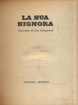 Immagine del venditore per La sua signora venduto da Librodifaccia