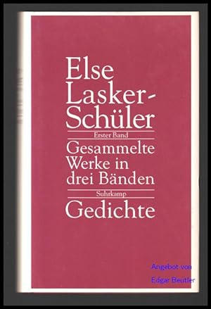 Gesammelte Werke; 1. Band: Gedichte 1902-1943. Herausgegeben von Friedhelm Kemp.