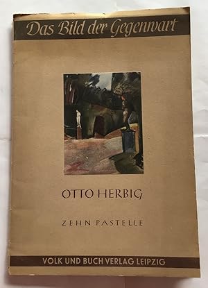 Imagen del vendedor de Zehn Pastelle. 10 lose farbige pastell Kunstdruckbildtafeln von Otto Herbig. a la venta por Antiquariat Peda