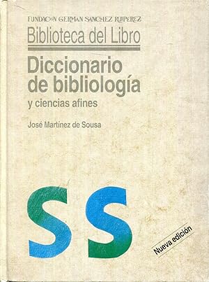Seller image for Diccionario de bibliologa y ciencias afines for sale by Rincn de Lectura