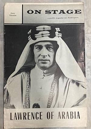 Lawrence of Arabia On Stage Theatre Program for Gary Theatre