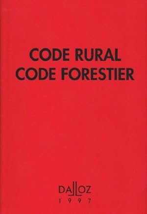 Code rural - code forestier 1997 - Dalloz-sirey