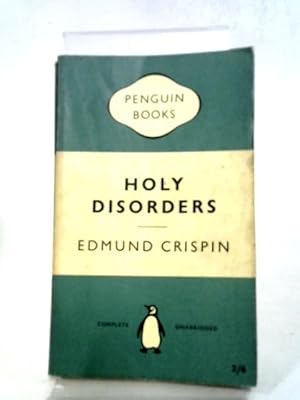 Image du vendeur pour Holy Disorders mis en vente par World of Rare Books