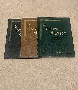 Seller image for La Bonne Chanson (Three Volumes: Troisieme, Quatrieme, Cinquieme) for sale by The Poet's Pulpit