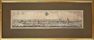 Brunsvica. Braunschweig. [um 1650]. [Original-Kupferstich, gerahmt / original copper engraving, f...