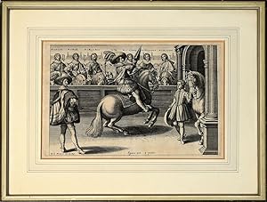 L'Instruction du roi en L'exercise de monter a Cheval. Figure 40, 3. partie. [um 1625]. [Original...