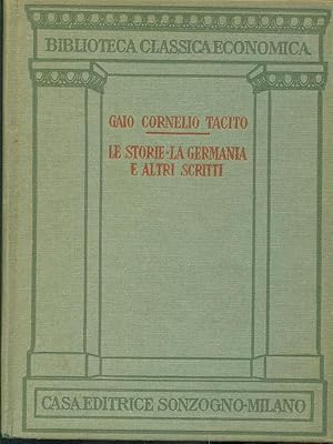 Immagine del venditore per Le Storie - La Germania e altri scritti venduto da Librodifaccia