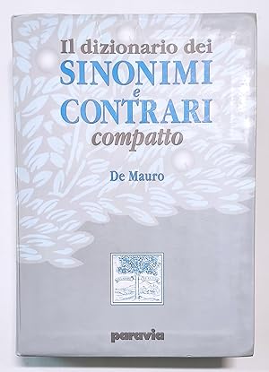 Immagine del venditore per IL DIZIONARIO DEI SINONIMI E CONTRARI COMPATTO DE MAURO. venduto da Grupo Letras