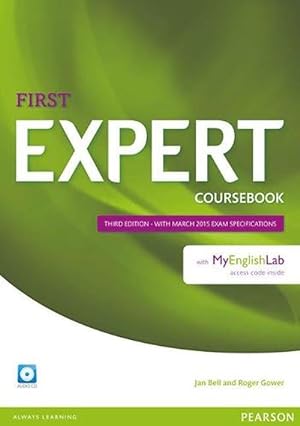 Image du vendeur pour Expert First 3rd Edition Coursebook with Audio CD and MyEnglishLab Pack (Book & Merchandise) mis en vente par CitiRetail