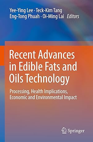 Imagen del vendedor de Recent Advances in Edible Fats and Oils Technology a la venta por moluna