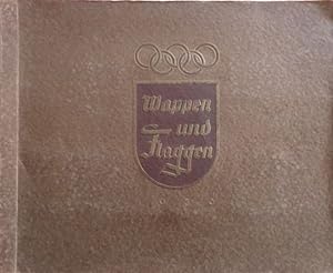 (Olympia 1936) Wappen und Flaggen. 2. Band der Serie "Unter dem Olympia-Banner". Sammelbilderalbum.