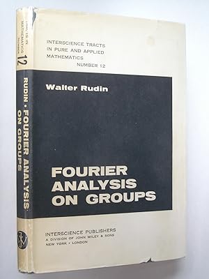 Seller image for Fourier Analysis on Groups for sale by Bookworks [MWABA, IOBA]