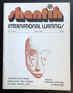 Bild des Verkufers fr Shantih : International Writings, Volume 2, Number 3 (Winter 1973) - African Issue zum Verkauf von Philip Smith, Bookseller