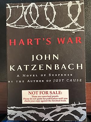 Seller image for Hart's War, Unrevised Proofs, First Edition, New for sale by Park & Read Books