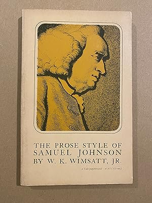 Seller image for The Prose Style of Samuel Johnson for sale by BBBooks