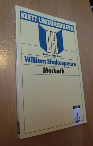 Bild des Verkufers fr Klett Lektrenhilfe William Shakespeare " Macbeth" zum Verkauf von Dipl.-Inform. Gerd Suelmann