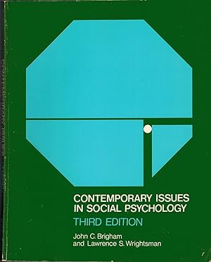 Immagine del venditore per Contemporary Issues in Social Psychology venduto da UHR Books
