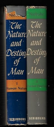 Seller image for The Nature and Destiny of Man: A Christian Interpretation, Volume I: Human Nature; Volume II: Human Destiny (TWO VOLUME SET) for sale by Nighttown Books