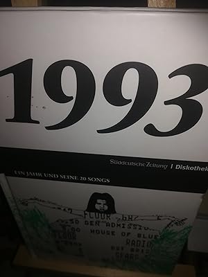 Bild des Verkufers fr 1993, ein Jahr und seine Songs zum Verkauf von Verlag Robert Richter
