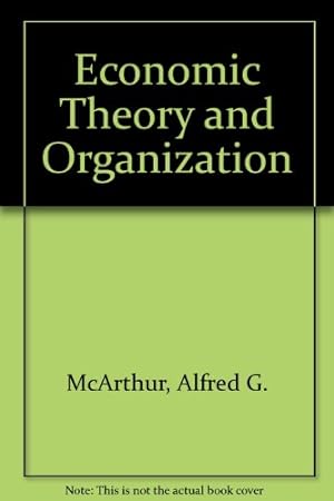 Seller image for Economic Theory and Organization for sale by WeBuyBooks
