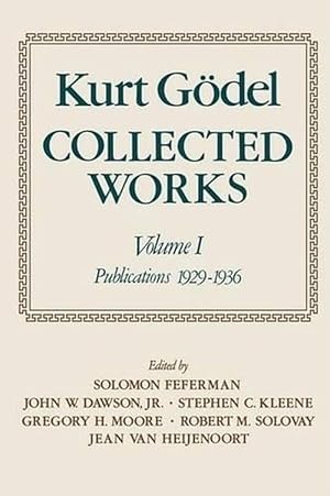 Imagen del vendedor de Kurt Gdel: Collected Works (Paperback) a la venta por Grand Eagle Retail