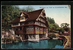 Ansichtskarte Wirtshaus zur Treib am Vierwaldstätter See