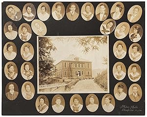 [Large Photographic Collage]: Thirty-two African-American Students of the Bluefield Colored Insti...