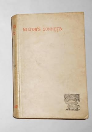 Image du vendeur pour The Sonnets of John Milton mis en vente par David Bunnett Books
