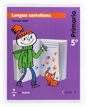 Imagen del vendedor de Construm, lengua castellana, 5 Educaci Primria (Illes Balears) a la venta por WeBuyBooks