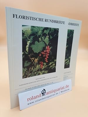 Imagen del vendedor de Floristische Rundbriefe: 27. Jahrgang - Heft 1 (1993) und Heft 2 (1993) (2 Hefte) Zeitschrift fr floristische Geobotanik, Populationsbiologie und Systematik a la venta por Roland Antiquariat UG haftungsbeschrnkt