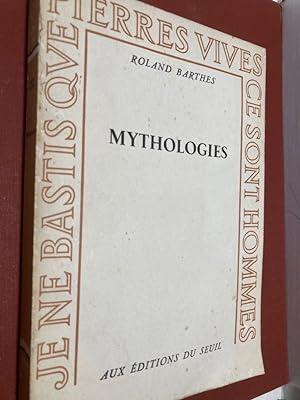 Bild des Verkufers fr Mythologies. zum Verkauf von Plurabelle Books Ltd