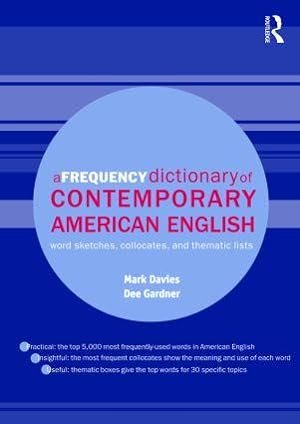 Seller image for A Frequency Dictionary of Contemporary American English for sale by moluna