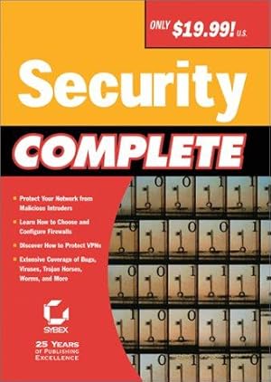 Bild des Verkufers fr Security Complete zum Verkauf von WeBuyBooks