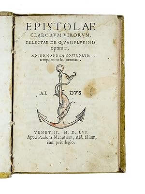 Bild des Verkufers fr Epistolae clarorum virorum, selectae de quamplurimis optimae, ad indicandam nostrorum temporum eloquentiam zum Verkauf von Govi Rare Books LLC