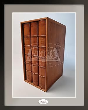 Seller image for The Lord of the Rings 2-1-1 set [1954-1955] - Full leather bound in Tolkien's "Oxford Bodleian library style " for sale by Winters Rare Books