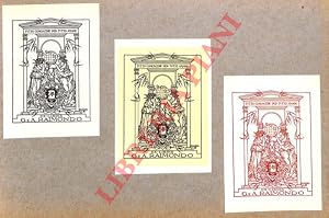 Bild des Verk�ufers f�r Ex libris G. e A. Raimondo. zum Verkauf von Libreria Piani