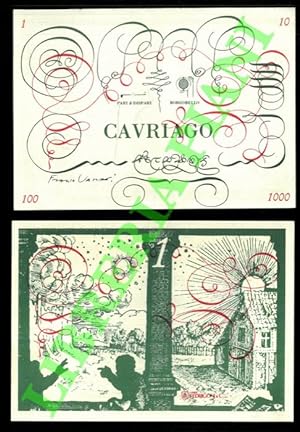 Bild des Verkufers fr Carta moneta Cavriago. zum Verkauf von Libreria Piani