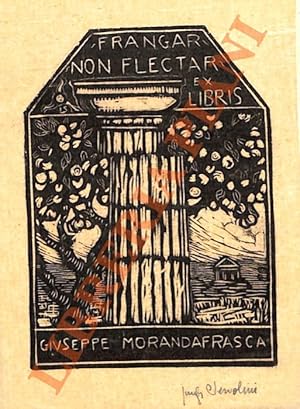 Imagen del vendedor de Ex libris Giuseppe Morandafrasca. a la venta por Libreria Piani