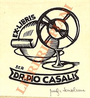 Bild des Verkufers fr Ex libris Dr Pio Casali. zum Verkauf von Libreria Piani