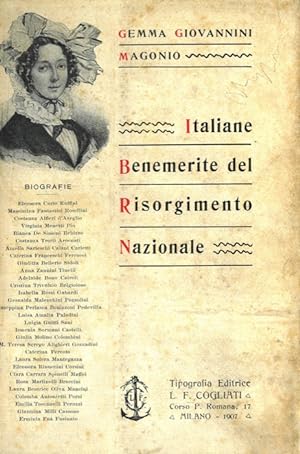 Italiane benemerite del Risorgimento Nazionale.