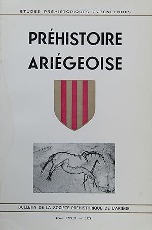 Bild des Verkufers fr Prhistoire Arigeoise : Bulletin de la Socit prhistorique Arige-Pyrnes - Tome XXXIII 1978 zum Verkauf von Bouquinerie L'Ivre Livre