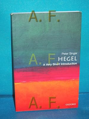 Bild des Verkufers fr Hegel : a very short introduction (Very short introductions 49) zum Verkauf von Antiquarische Fundgrube e.U.