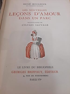 Seller image for LES NOUVELLES LEONS D'AMOUR DANS UN PARC. Illustrations de SYLVAIN SAUVAGE. for sale by LLIBRERIA KEPOS-CANUDA