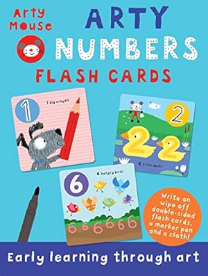 Bild des Verkufers fr Arty Numbers Flash Cards (Arty Mouse Write on Wipe Off Flash Cards) zum Verkauf von WeBuyBooks