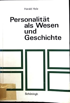 Bild des Verkufers fr Personalitt als Wesen und Geschichte. zum Verkauf von books4less (Versandantiquariat Petra Gros GmbH & Co. KG)