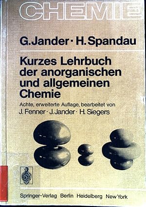 Bild des Verkufers fr Kurzes Lehrbuch der anorganischen und allgemeinen Chemie. zum Verkauf von books4less (Versandantiquariat Petra Gros GmbH & Co. KG)