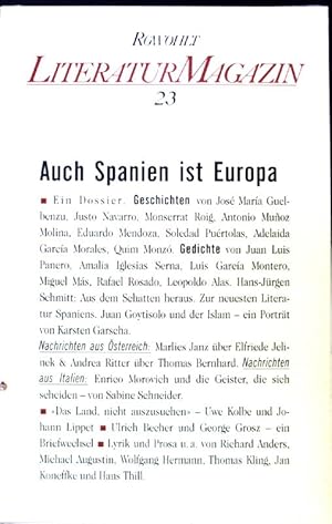 Immagine del venditore per Auch Spanien ist Europa. Ein Dossier. (Neuwertiger Zustand) Literatur Magazin; Bd. 23 venduto da books4less (Versandantiquariat Petra Gros GmbH & Co. KG)